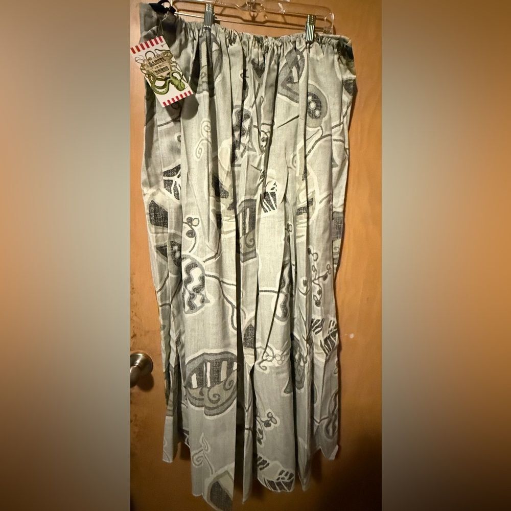 Damsel in this Dress Gray Artistic Tulip Skirt Drawstring Waist NWT